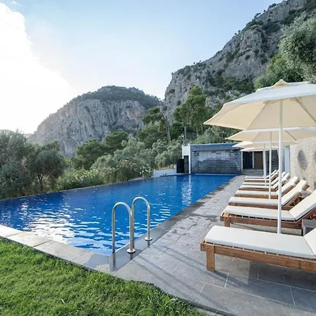 Amazing Duplex With Fascinating View And Shared Pool In Gocek Apartment Fethiye